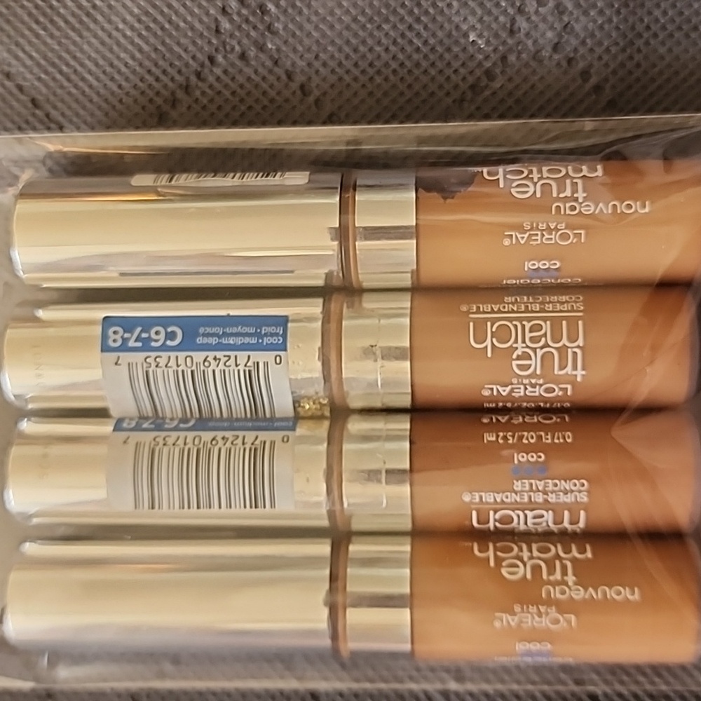 L'Oreal Concealer Liquid Makeup W6-7-8 Cool 4-pack